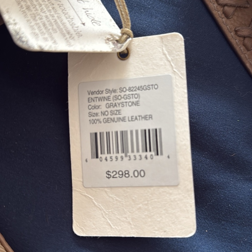 NWT leather Hobo purse - Picture 4 of 5